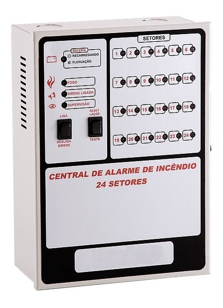 Central de alarmes de incêndio